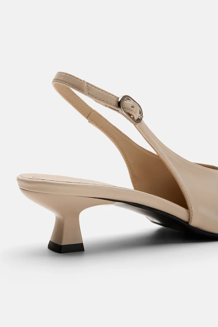 Ruched Pointed-Toe Heeled Shoes